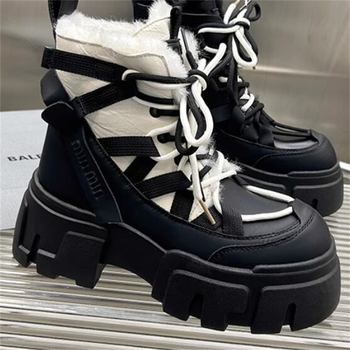 隐形内增高10厘米莱咖坡跟雪地靴