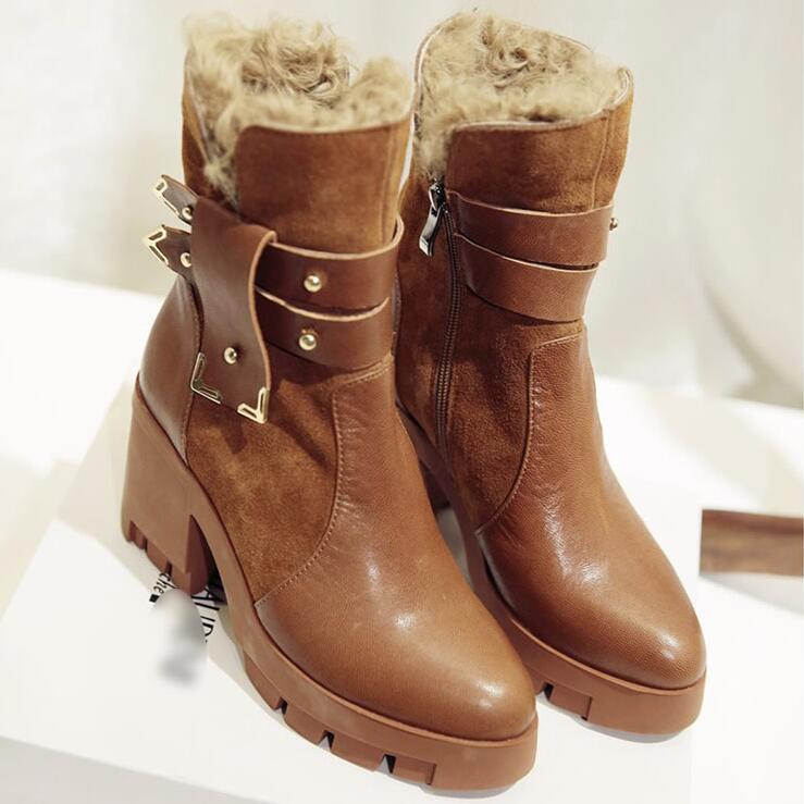 隐形内增高厘米侧拉链女靴