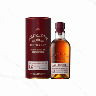 Aberlour亚伯乐斯佩塞单一麦芽苏格兰威士忌12年双桶陈酿700ml