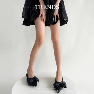 袜 脚尖透明性感黑丝百搭打底连裤 裸感透肤 超薄高透空气丝袜