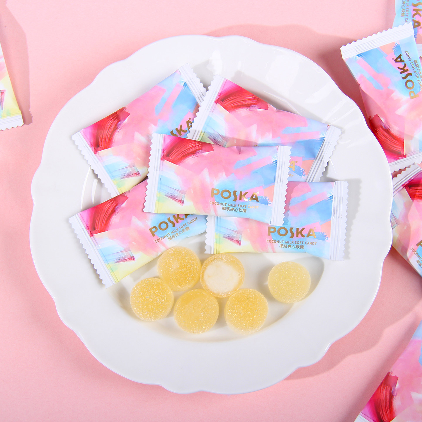 英国波斯卡椰浆夹心软糖果芯软糖订婚结婚喜糖休闲零食伴手礼散装,零食/坚果/特产,喜糖,淘宝优惠券,粉丝福利购,淘宝优惠卷