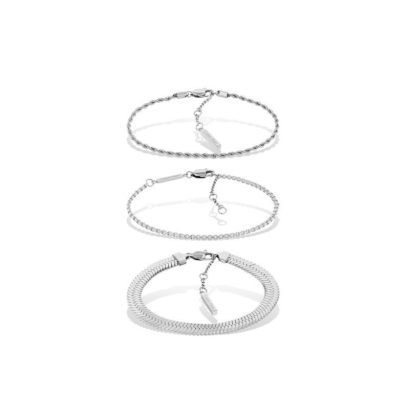 Calvin Klein/凯文克莱春夏新款316L精钢女士手链低过敏性时尚