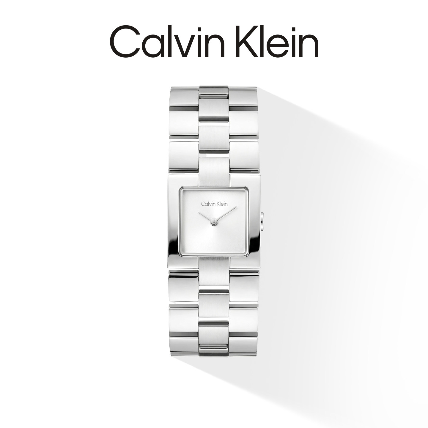 Calvin Klein凯文克莱ck优雅个性小众方表女士腕表时尚潮流商务礼