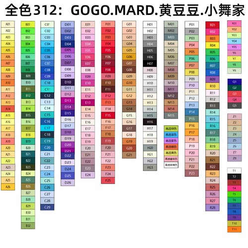黄豆豆拼豆小舞家MARD同款套装