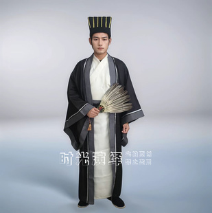 诸葛亮影视服装三国演义诸葛孔明卧龙军师羽扇纶巾诸葛帽子成人