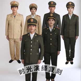 出租 84八十年代式影视检 察展示服装检查老式衣服院还原【复刻】