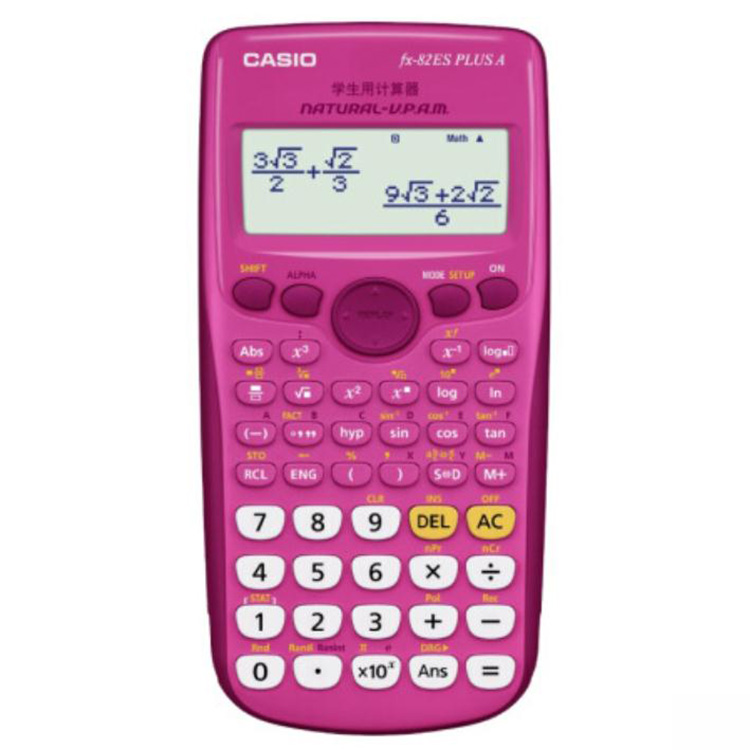 卡西欧FX-82ES PLUS A学生统计科学函数中考高考试电子计算器