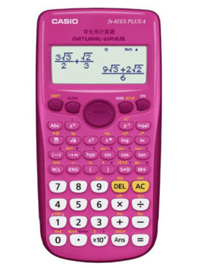 卡西欧FX-82ES PLUS A学生统计科学函数中考高考试电子计算器