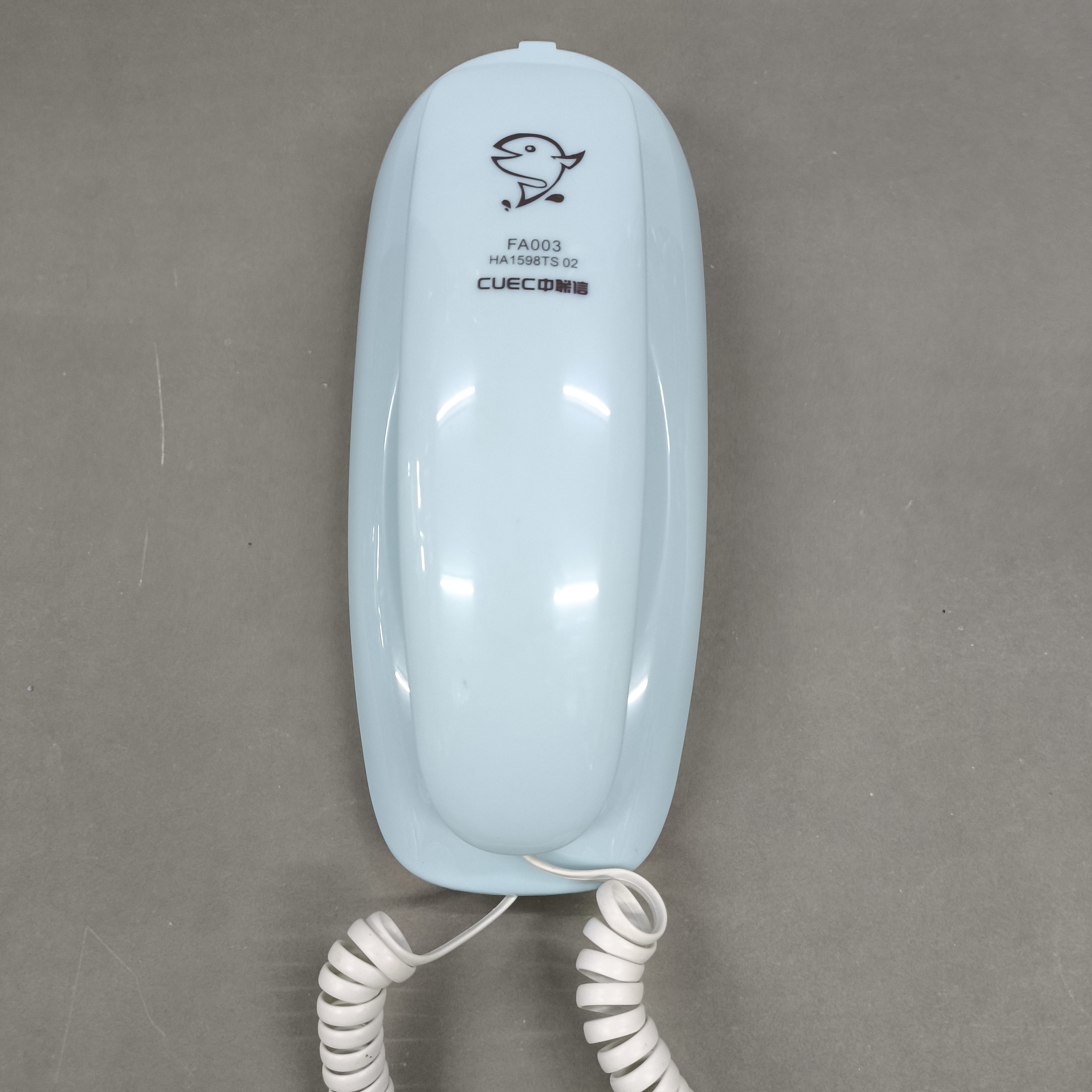 FA003有线电话机白色鱼形创意家用办公固定电话