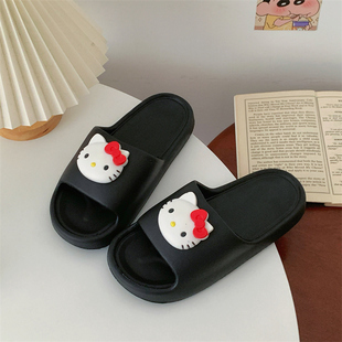 2026新款可爱KT猫拖鞋女款夏季居家室内防滑防臭学生宿舍凉拖外穿
