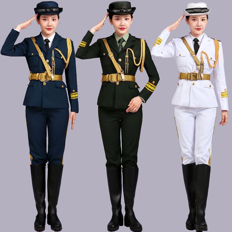 国旗班护卫队服装军鼓乐队成人演出服升旗仪式套装学生仪仗队礼服