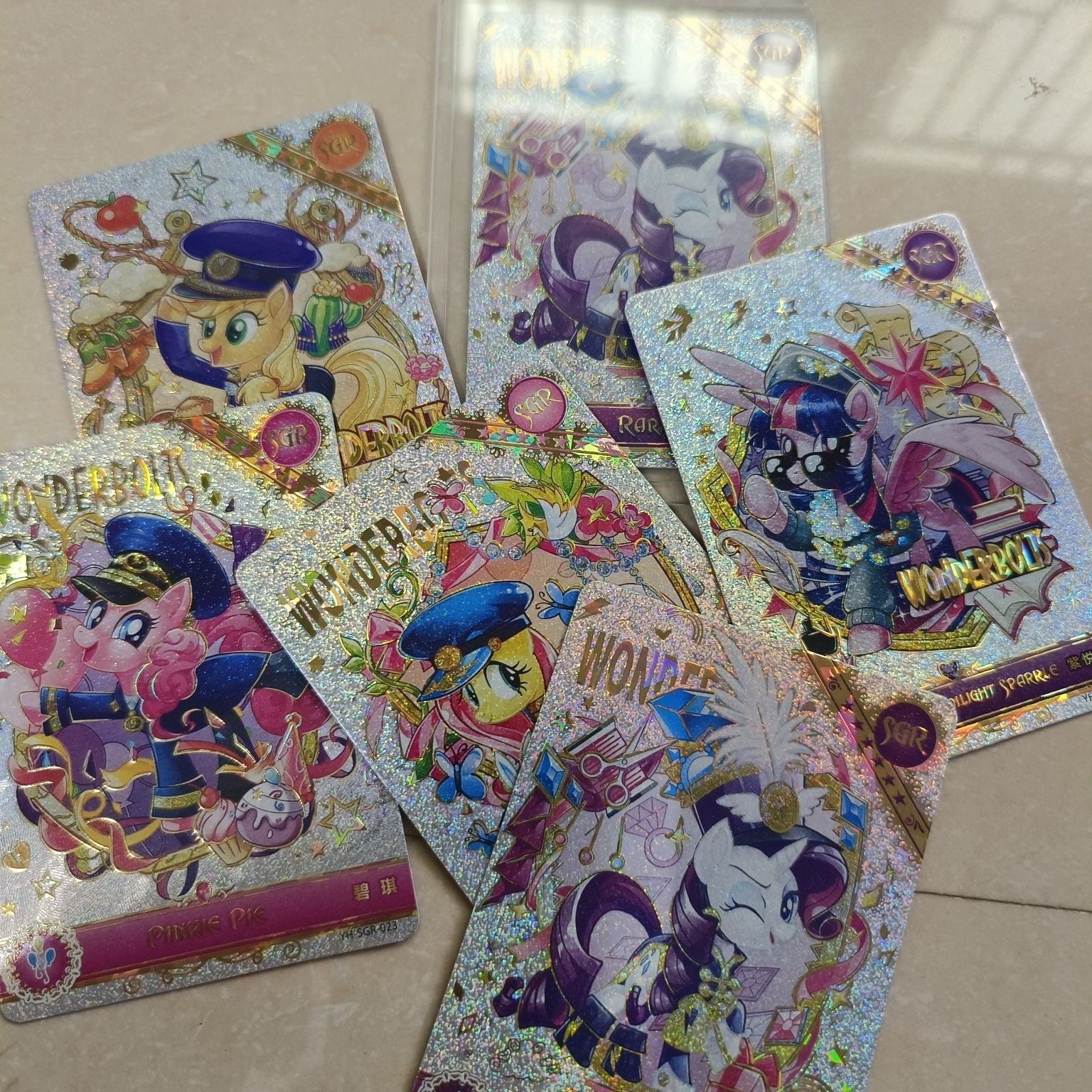 卡游小马宝莉卡片辉月版第4四弹SGR柔柔碧琪六弹SGR珍奇全套单卖