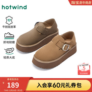 新款 2026年春季 复古休闲鞋 两穿软木拖鞋 子 热风厚底勃肯鞋 女鞋 女款