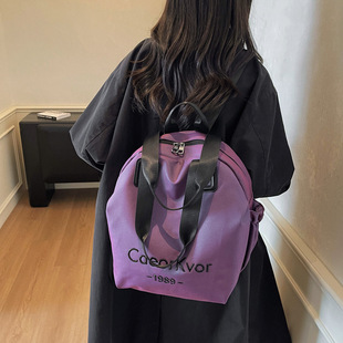 双肩包女2025新款 背包大容量 旅游轻便高颜值书包女高级感小众时尚