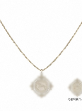 「时间诗篇」原创双面翻转项链