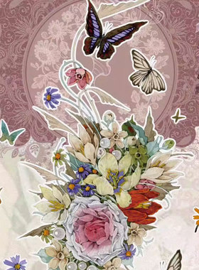 满18包邮xx studio平行的季节贝壳光分装特材拼贴流麻手帐胶带