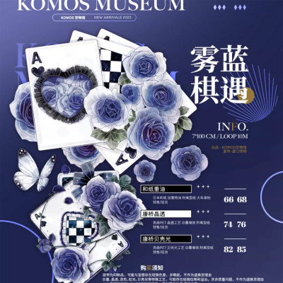 Komos空物馆特材拼贴胶带分装