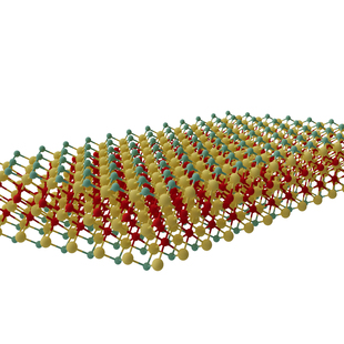 Ti3C2二维无机材料MXene科研素材C4D 3D格式源文件热门高清素材4k
