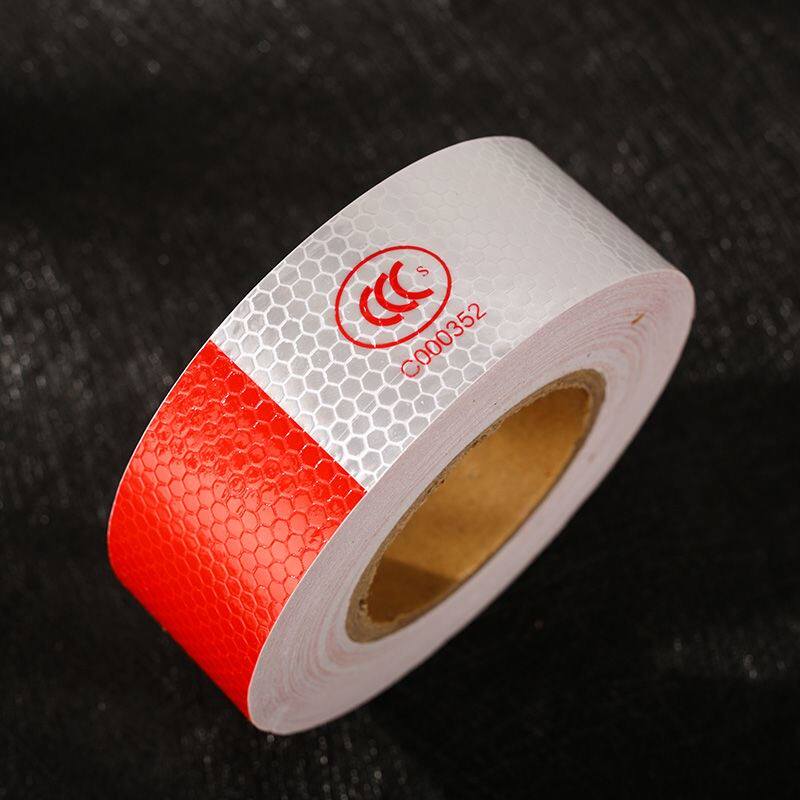 汽车反光贴货车贴纸安全车身膜夜光夜间警示标识连体反光条工程