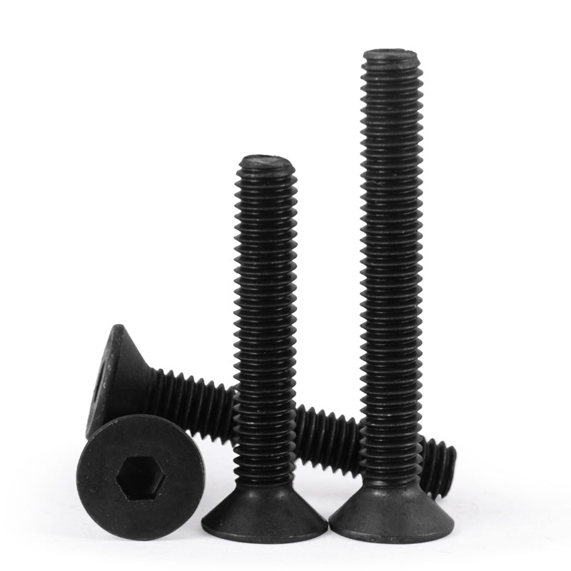 不锈钢黑色沉头内六角螺丝钉
