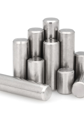 304不锈钢圆柱销GB119销子销钉实心销固定销M1M1.5M10M16*7*13*18