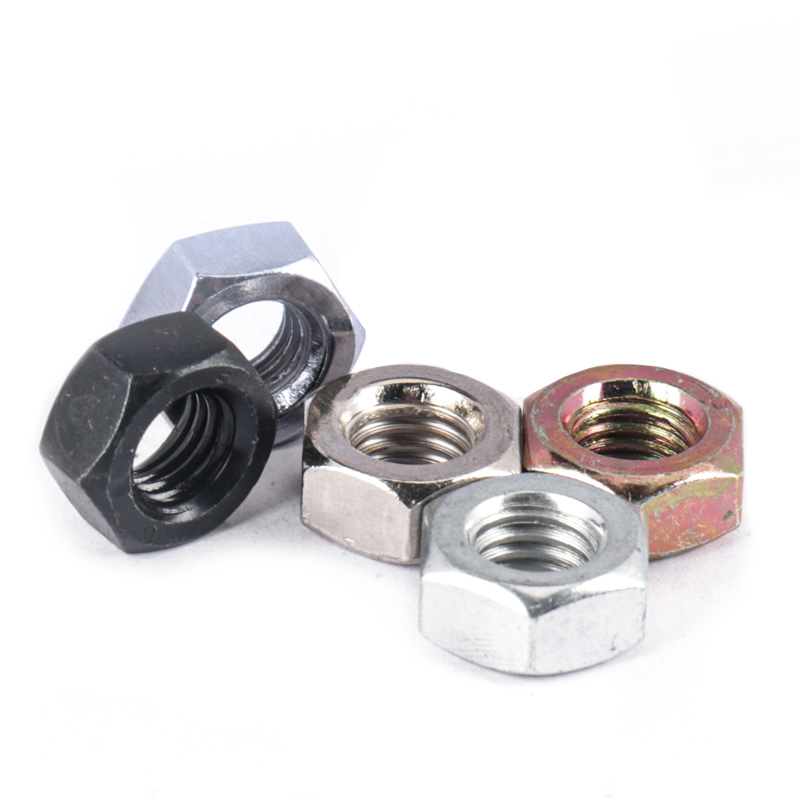 螺母白蓝深圳银色镀锌镀黑镀镍