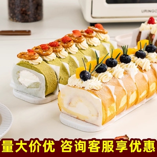 蛋糕卷分隔纸切块蛋糕油纸瑞士卷围边隔纸面包隔片分割垫纸9*14cm