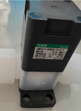 正品CKD气动药液阀AMD412-20BUS-16-0-4半导体耐腐蚀PFA隔膜阀门