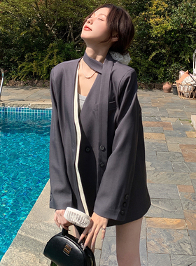 新品主推通勤气质搞定绝美设计立体剪裁西装2C030-9027-P155-K228