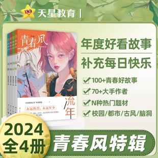 4册任选 2024疯狂阅读青春风特辑 中国风青春风迷蝶流年微凉倾城中学生课外阅读成长故事青春阅读时文校园文学天星教育