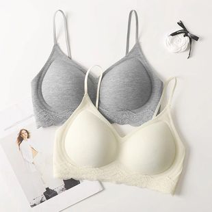 细肩带可外露内衣女小胸显大聚拢收副乳防下垂固定杯无钢圈文胸罩