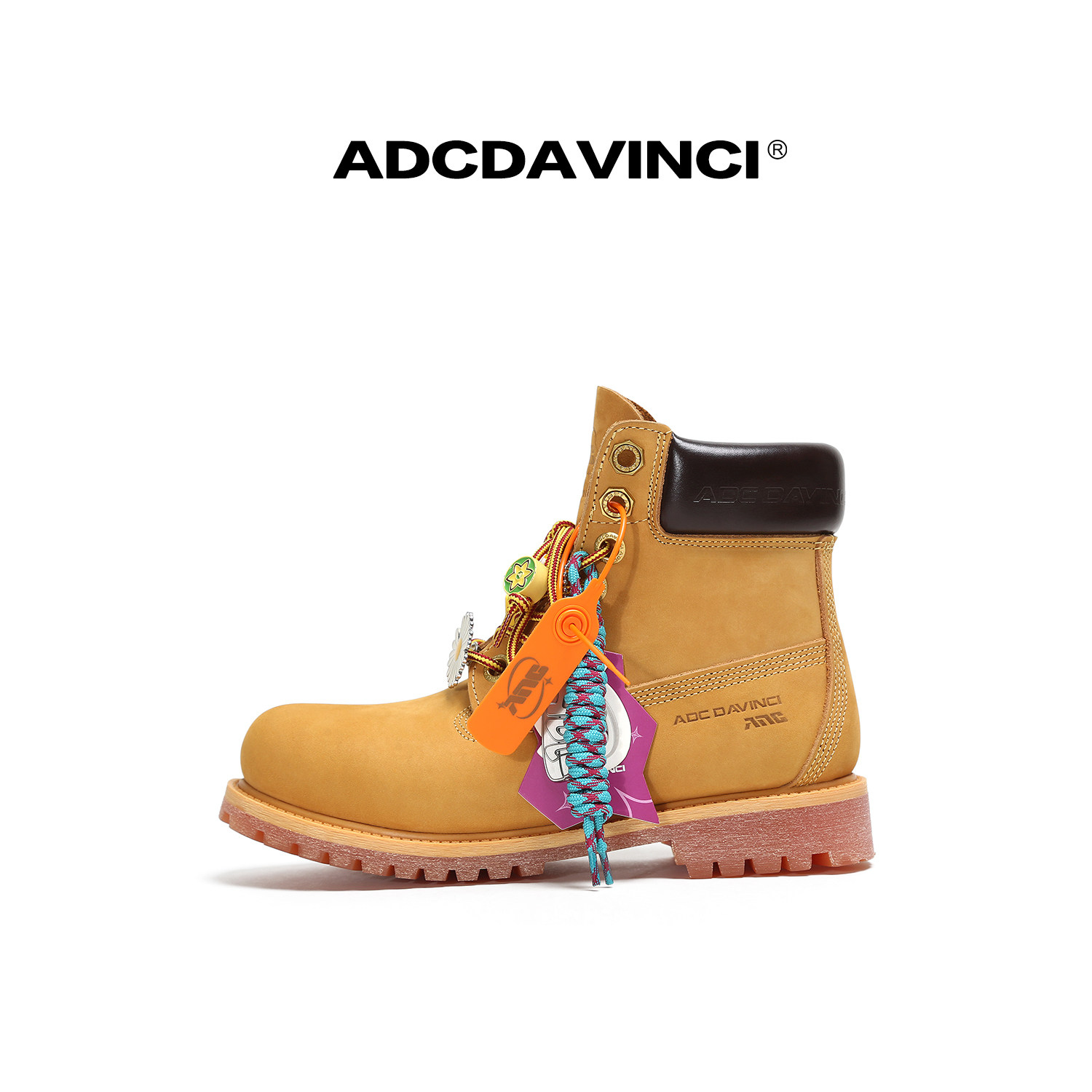 ADC达芬奇经典大黄靴手工拉丝图片