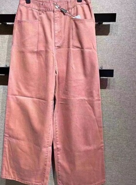 1100250哥牛仔阔腿裤裤牛仔女腿阔