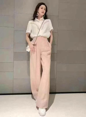 5100252阿家专柜正品新款长袖外套长裤两件套时尚套装短袖套装