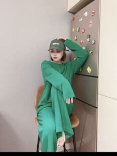 休闲直筒裤 5100360阿家专柜正品 德绒阔腿裤 百搭修身 2025新款 时尚