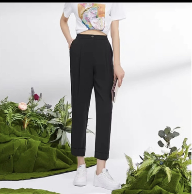 1100100哥家专柜正品2025新款时尚百搭西装裤正装裤直筒裤通勤