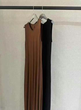 1500550哥家专柜正品2025新款背心连衣裙女裙子通勤长裙吊带裙