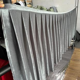 婚庆金丝绒舞台裙T台围裙酒店活动会议围布桌幔舞台车围布戏台裙