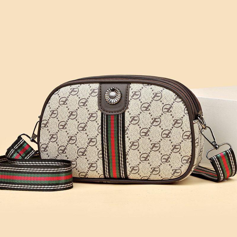 小包包女士2024新款夏季百搭韩版潮大容量女包印花时尚单肩