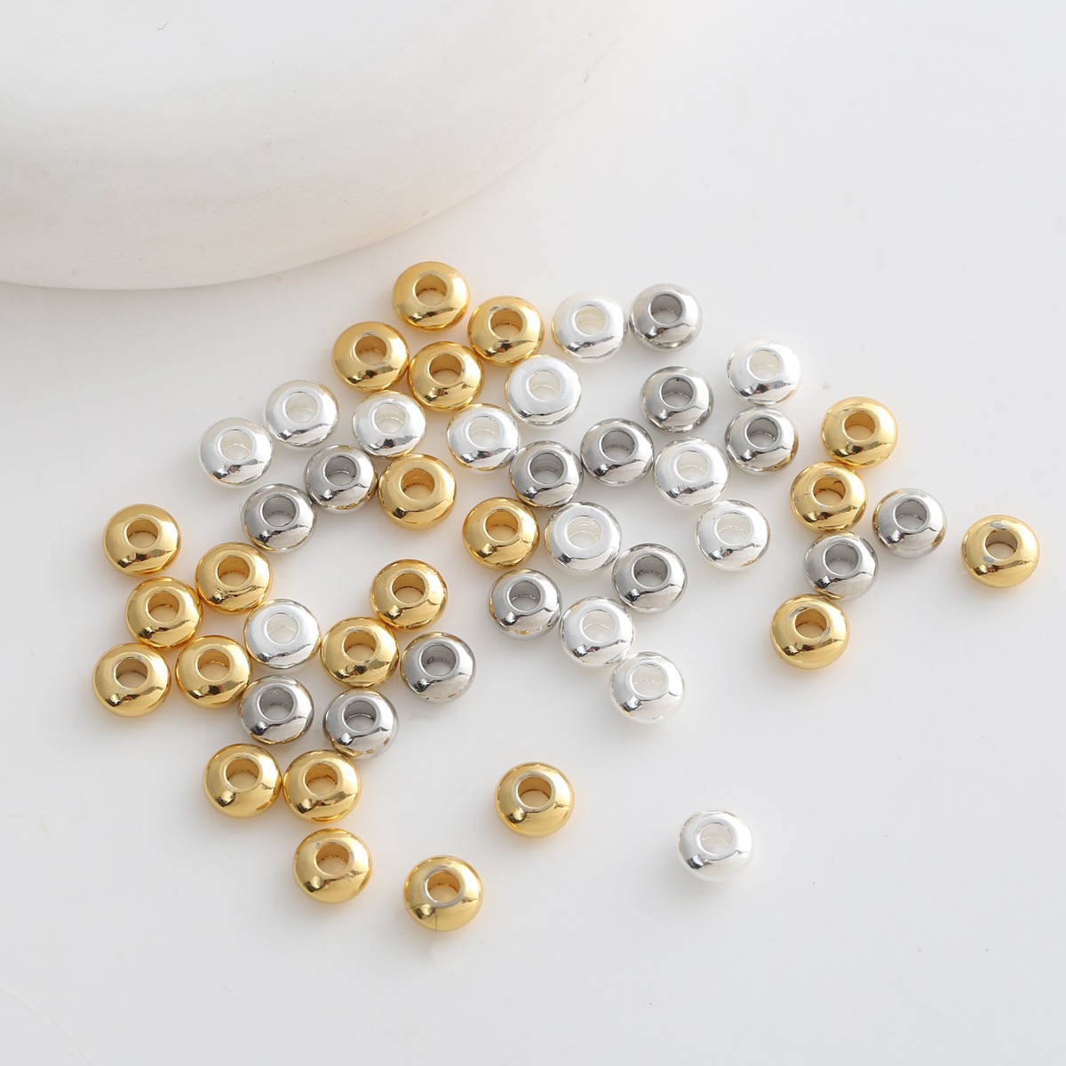 14K18K真金保色飞蝶隔珠DIY手链
