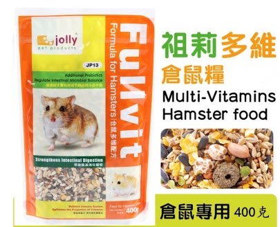 jolly祖莉多维仓鼠粮400g 仓鼠粮食 营养主粮 配料丰富