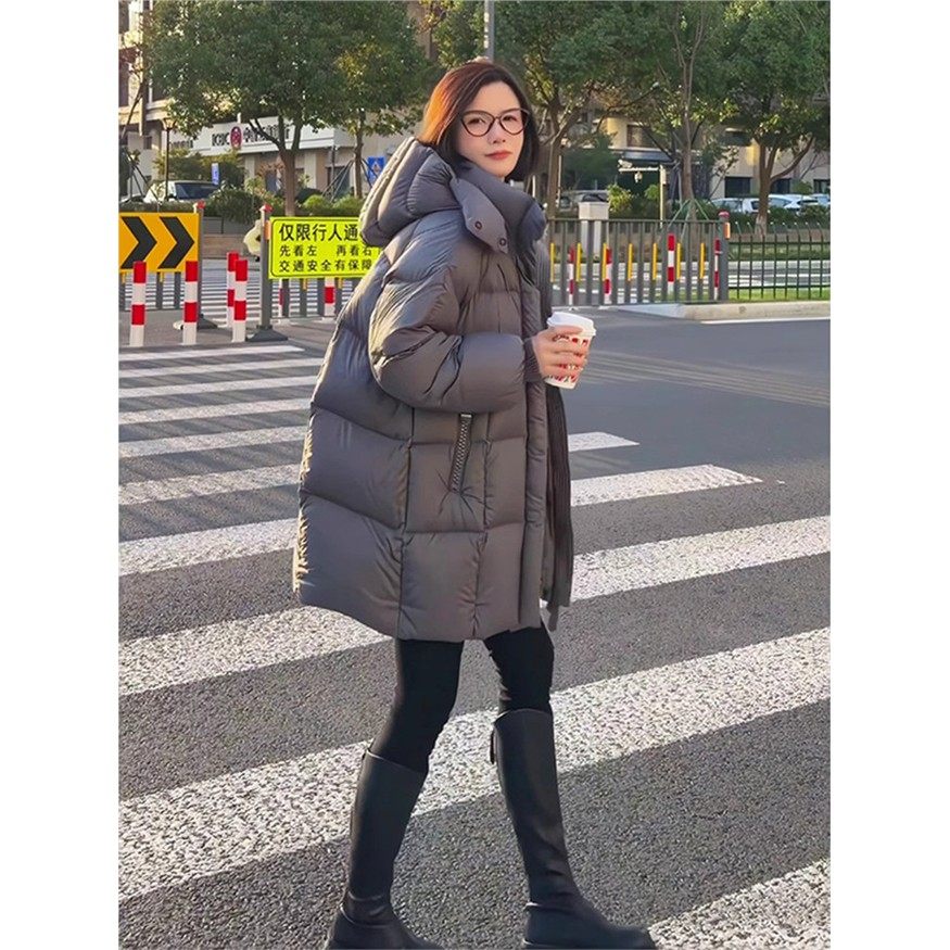 2025冬季新款韩系高级感宽松保暖加厚中长款棉衣棉服外套爆款棉袄,女装/女士精品,棉衣/棉服,淘宝优惠券,粉丝福利购,淘宝优惠卷