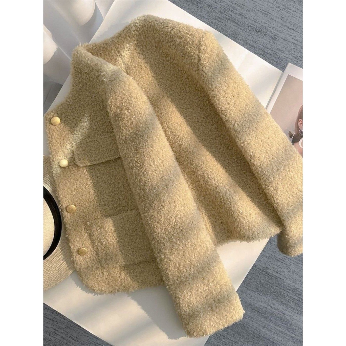 法式高级感小香风外套女2024秋冬新款通勤百搭气质小个子减龄上衣,女装/女士精品,短外套,淘宝优惠券,粉丝福利购,淘宝优惠卷