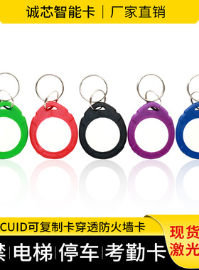 新款17#钥匙扣卡ID IC可复制卡5200/5577/CUID门禁电梯NFC加密卡