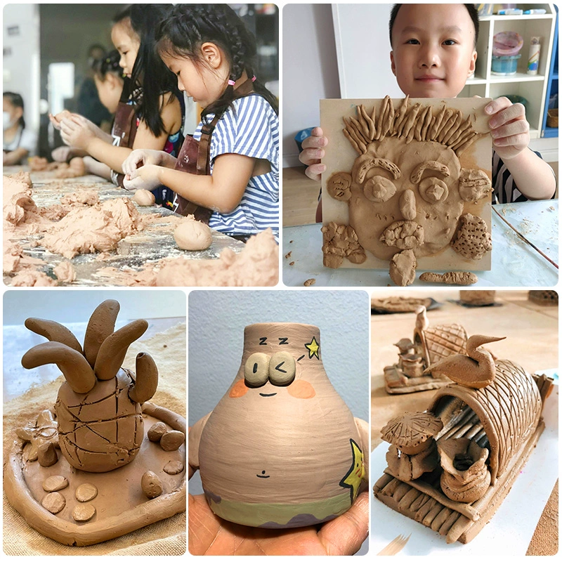 陶泥小学生专用陶土泥儿童手工制软陶泥