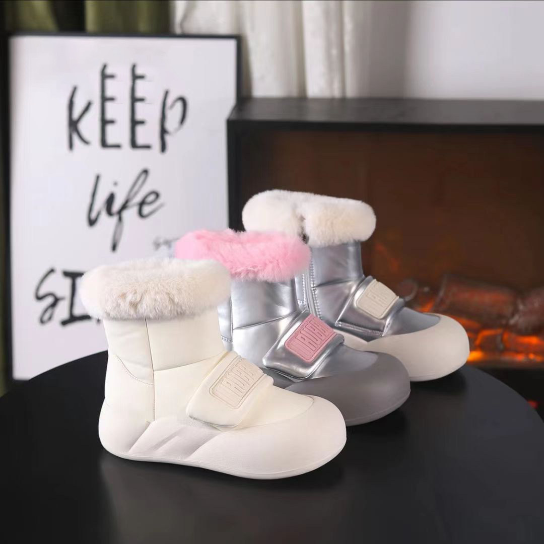 2025冬季新款增高5cm时尚百搭加绒防滑雪地靴高端软底女士休闲款,女鞋,时尚雪地靴,淘宝优惠券,粉丝福利购,淘宝优惠卷