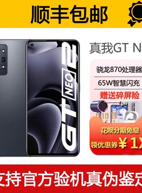 Realme/真我 GT Neo2 骁龙870处理器 旗舰电竞高性能游戏5G手机
