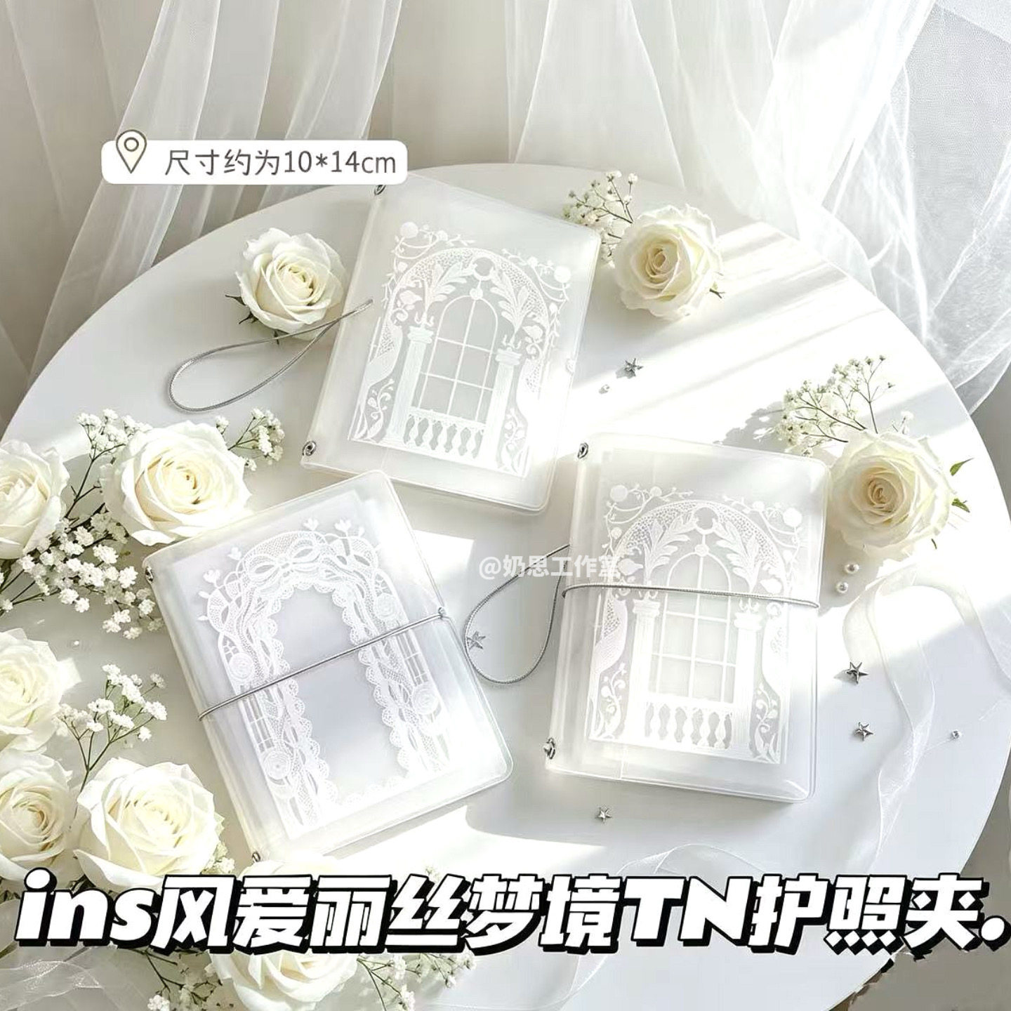 ins风梦境TN护照本收纳手账本高颜值pvc外壳随身旅行证件包保护套图片