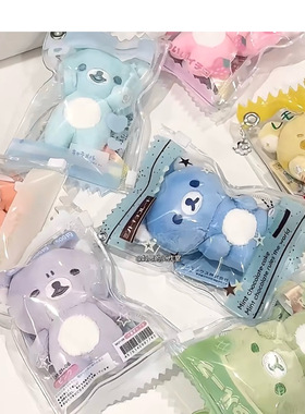 ins可爱娃袋迷你娃包yukio透明保护套娃娃防尘收纳展示pvc遛娃包