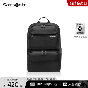 雙肩包書包大容量電腦包時尚 Samsonite新秀麗男士 商務通勤背包36B